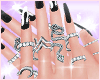 Y2k Nails + Rings