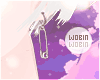 .W Earrings Pin
