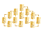 BL Gold Wall Candles