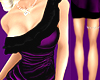 *T* Purple Ruffle Dress