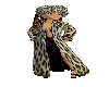 leopard alpaca hat