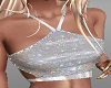 Silver Disco Top