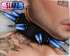 !!S Spiked Collar Blue