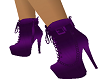 pvc purple krista boots
