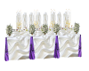 Purple Wht Bridal Table