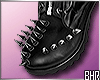 Spike Black Boots