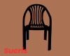 BLACK PLASTIC CHAIR