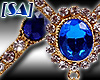 [SA] Blue Gem Necklace