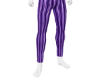 purple striped pants