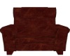 Dk Red Leather Chair