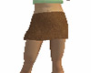 Brown Jean Skirt