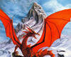 dragon in snow