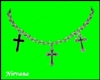 Three Crosses Necklace