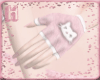 |H| Pink Kitty Gloves
