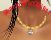 Gold Necklace/Teardrop D