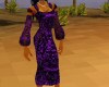 CA Purple C Lace Dress