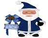Santa gnome in Blue