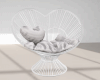 Heart Single Seat White