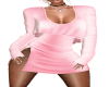 Sassy Pink Sweater Dress