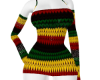 Rasta crochet dress