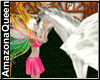 White Pegasus Queen