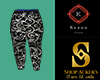 Pattern Silver  pants