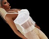 YM - WHITE SILK TOP -