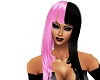 bella pink-black hair