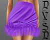 Purple Fur Skirt