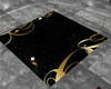 Lg Bk/gold poseless rug