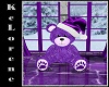 Christmas Bear Purple