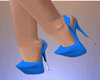 décolleté blue shoes