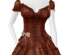 Chocolate cocktail dress
