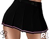 Blk & Pink Badgirl Skirt