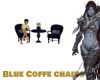 blue coffe chairs