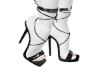 Stylish strappy heels