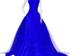 Royal Blue Wedding Gown