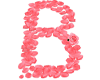 M! Rose Letter B