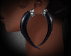 Black Fang Earrings