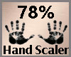 Hand Scale 78% F