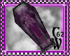 Purple Gothic Coffin