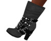 Grey/Black Suede Boots