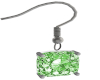 Sq. Cut Emerald Earings