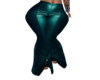 dark teal leather pants