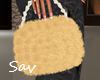 Fur Bag-Gold