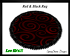 Red & Black Rug