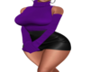 Black and Purple Dress