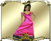 Diamond long dress pink