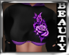PURPLE TRIBAL ROSE HOODI