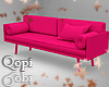 Modern Deep Pink Sofa